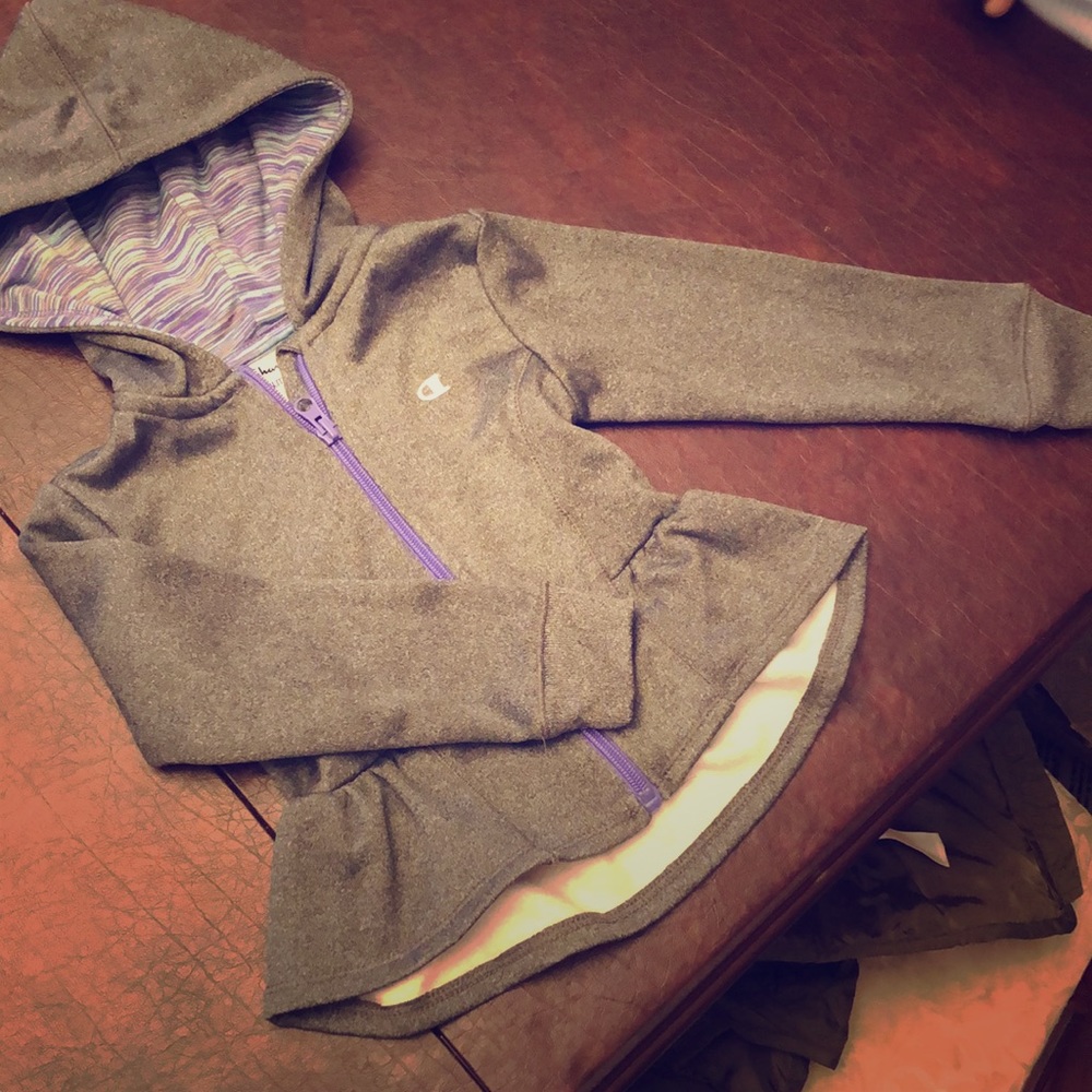Champion | Ruffle waist girls’ hoodie